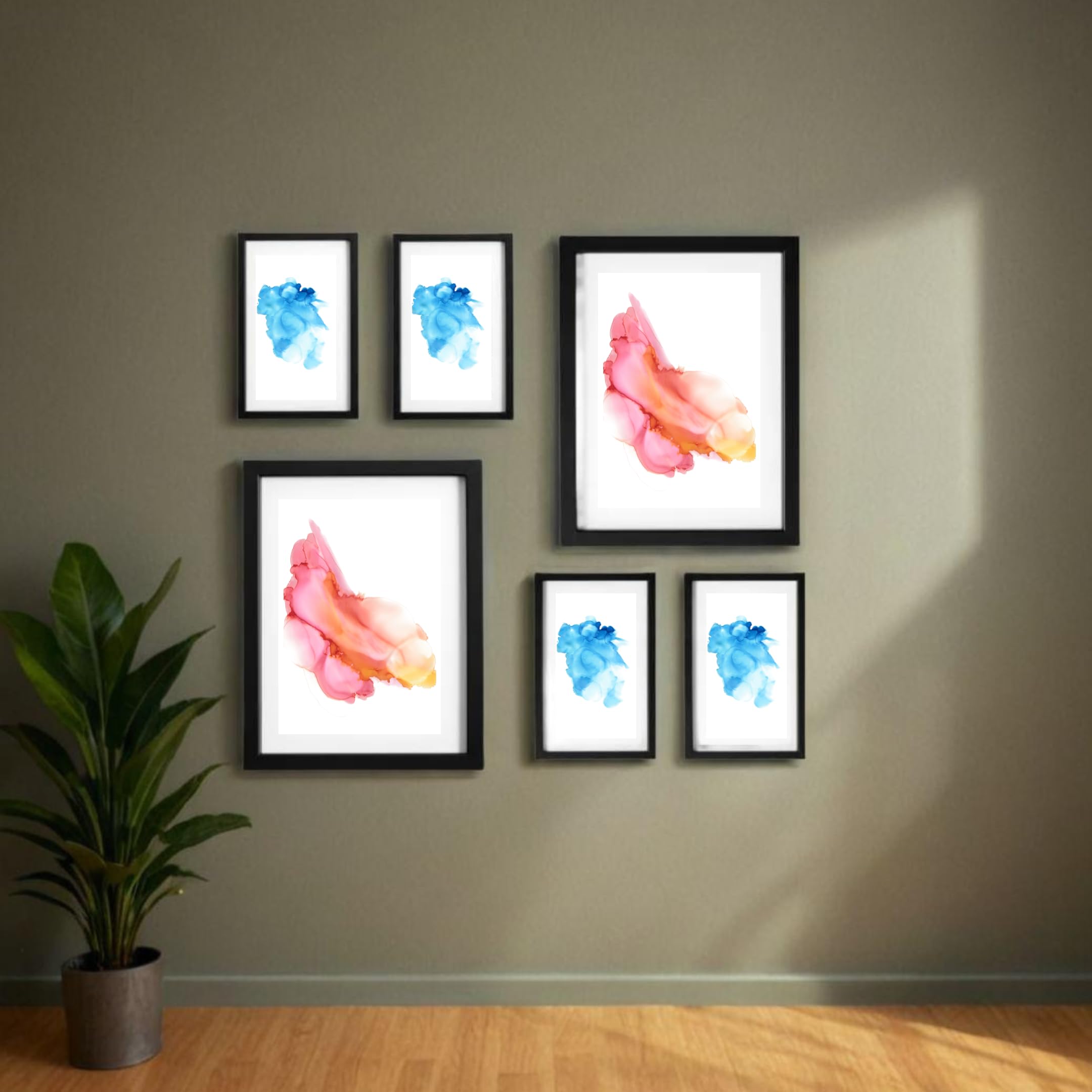 DEV AASTHA Photo Frame For Wall | Square Wall Photo Frame | Picture Frame | Acrylic Glass Black Frame | Wooden Frame For Home & Office Decorate | Wall Mount Design Frame | 8x10(2Pc),5x7(4Pc) | Pack -6 (B0D8ZL5L1Q) Amazon Price History, Amazon Price Tracker