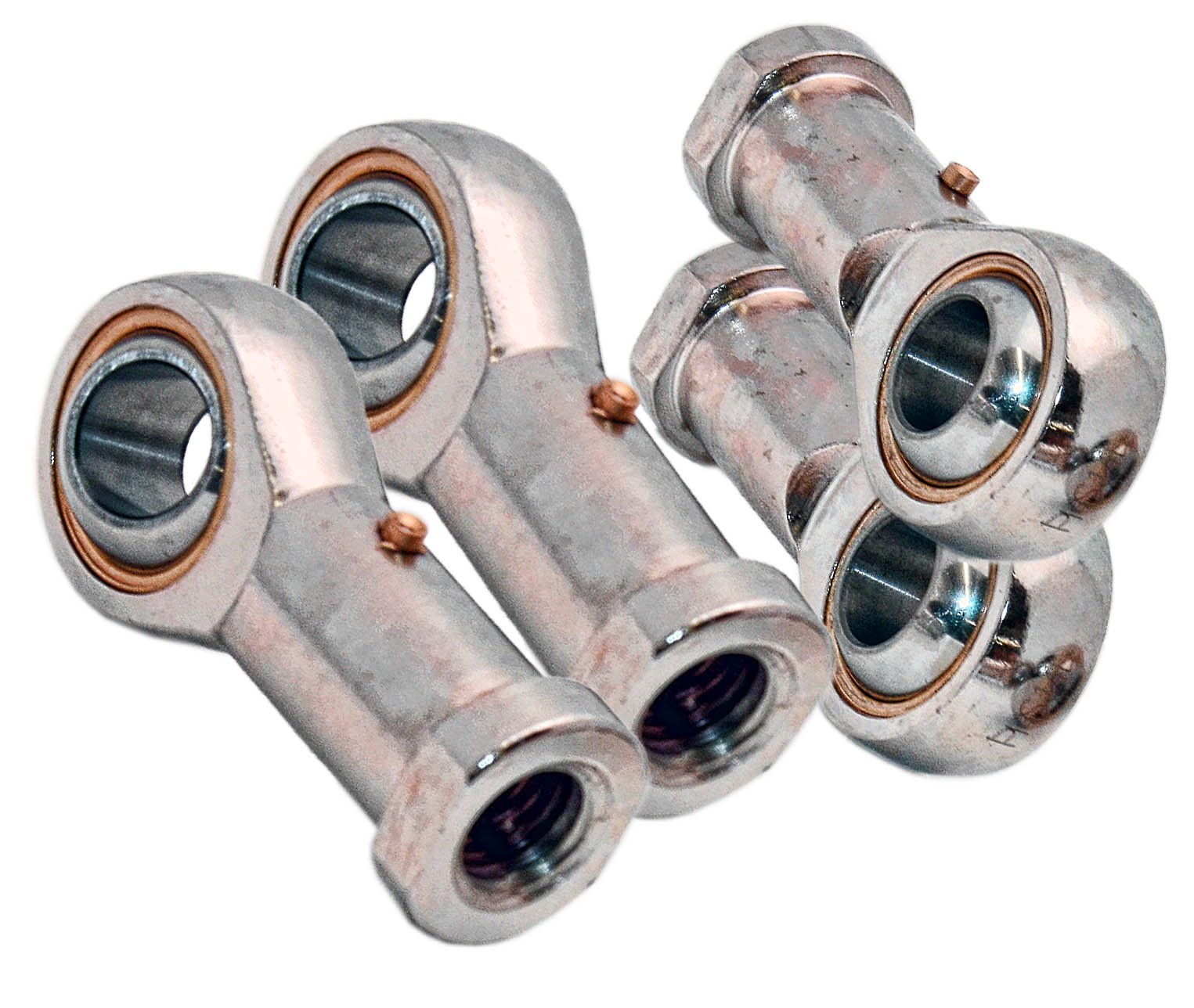 4 Female Rod End 8mm PHS8 2 Right Hand and 2 Left Hand Ball Bearings