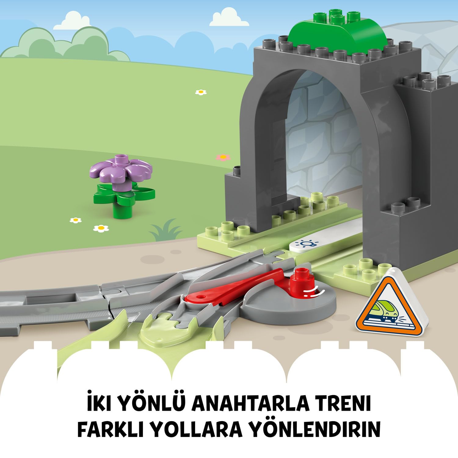 LEGO DUPLO Town Tren Tüneli ve Rayları Ek Macera Seti 10425