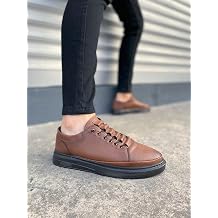 JY0535 Prime Ba c kl  Cilt Erkek G nl k Sneaker Ayakkab  Cst - Taba Taba 41