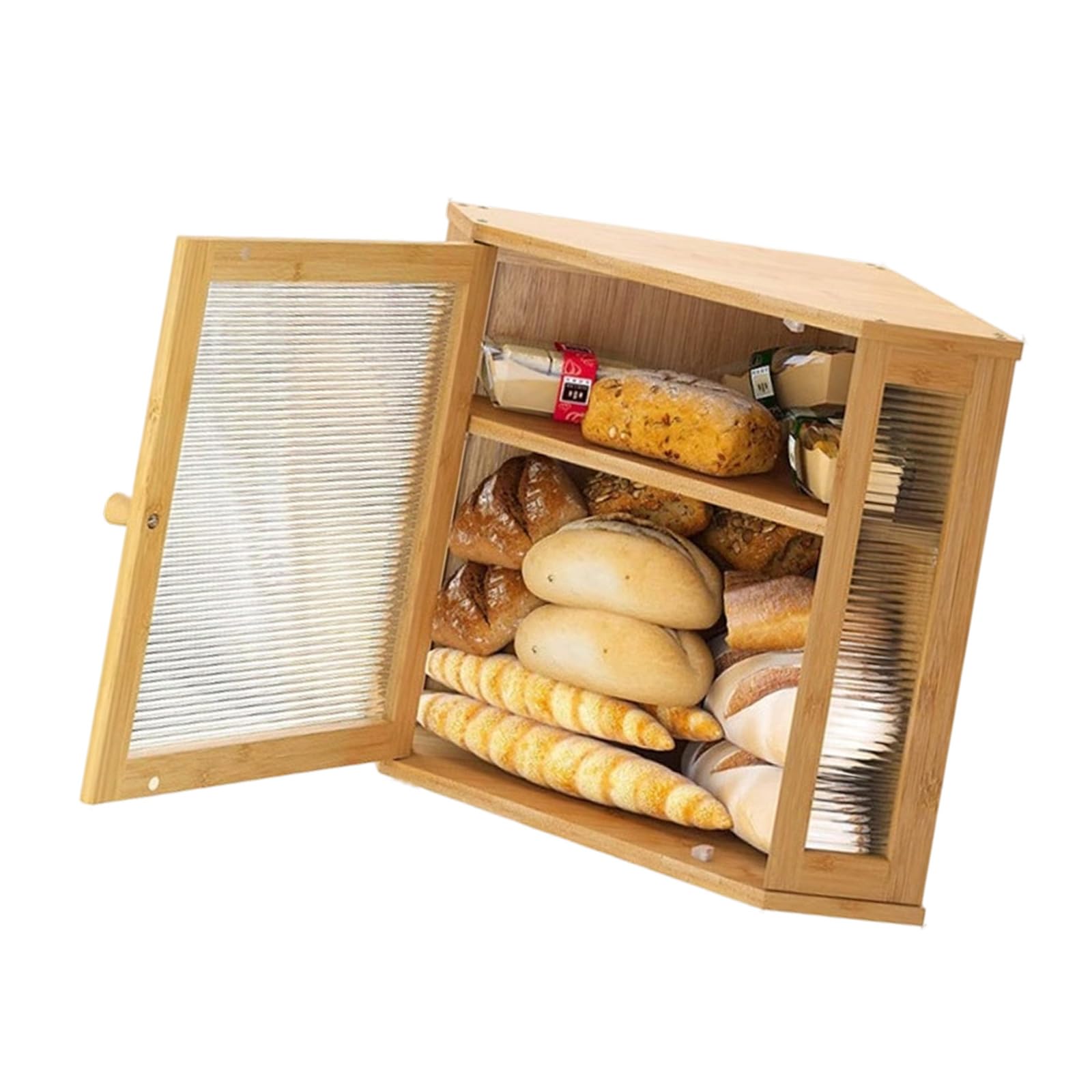 APGLSXY Acrylic Bread Cabinet with Lid and Spacious Interior for Home Use Multifunctional Kitchen Storage Box
