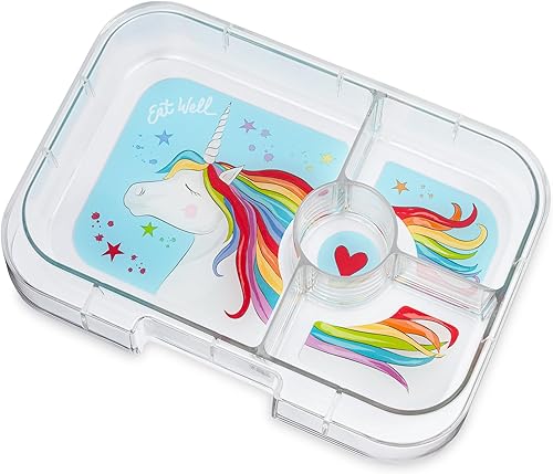 Miniatura 3 de Yumbox Caja Bento Panino a prueba de fugas bento de 4 compartimentos para niños y adultos perfecta para el almuerzo lleno de sándwich compacta 8.5 x