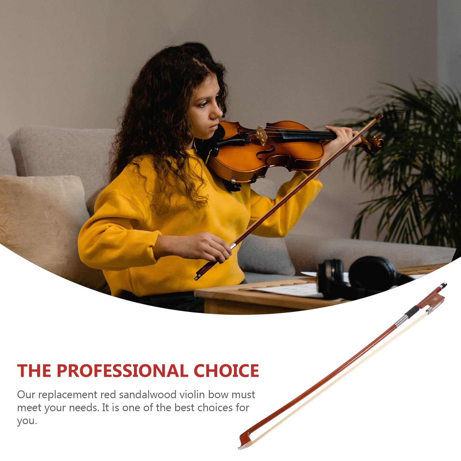 Archet De Violon Avec Crin De Cheval Naturel Fabriqué à La