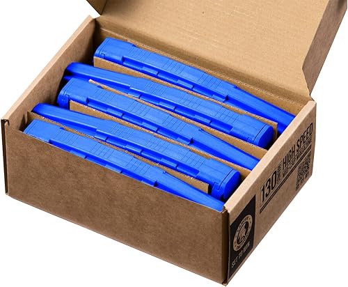 Miniatura 9 de Lancer Tactical Revista de airsoft de media tapa redonda de alta velocidad 130