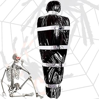 Halloween Dead Body, 5ft Hanging Corpse Halloween Decorations Dead Victim Props, Haunted Creepy House Halloween Inflatable Hanging Corpse Decor, Outdoor Halloween Decorations Yard Haunted House Decor
