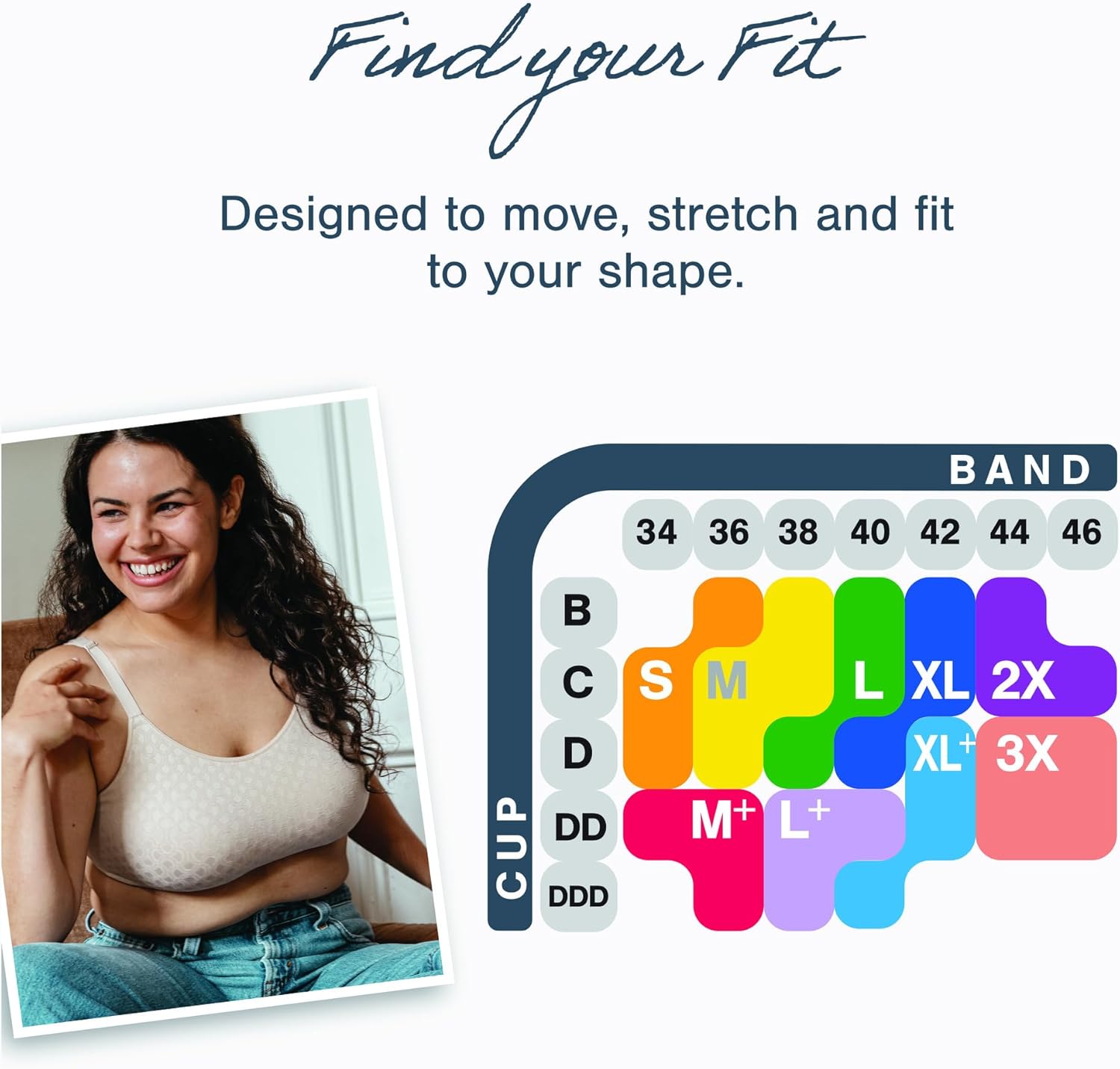 Playtex Womens Smoothing Full Coverage Wireless Bra Us4p31, 2-Pack, Sizes S-3x, M+-XL+ - Image 6