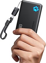 INIU Portable Charger, Ultra Slim 45W Fast Charging with Attached USB C Cable, Flight-Safe 10000mAh PD Power Bank Battery Pack, Travel Essential Phone Powerbank for iPhone 17 16 Samsung S25 Google etc