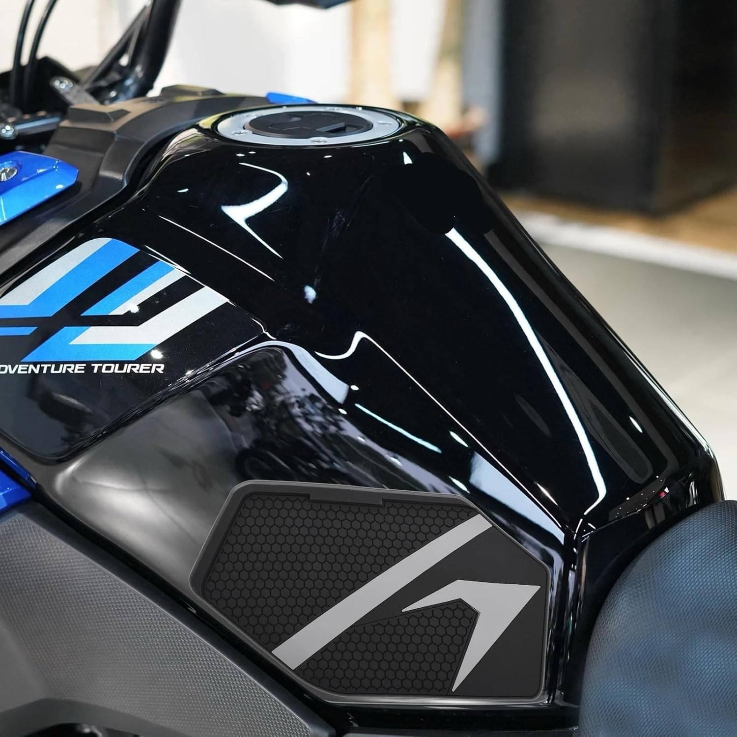 Motorcycle Tank Pad Motorcycle Protector Fuel Tank Pad Sticker Filler Cap Decals Accessories for V-Strom 250 DL250 2018 2019 2020 2021 2022 2023 2024