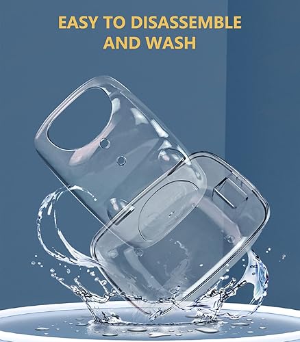 Miniatura 4 de Wenriko Contenedor de baño de arena para hámster, caja de baño de arena de hámster, bañera de arena para hámster con cuchara de limpieza, gran