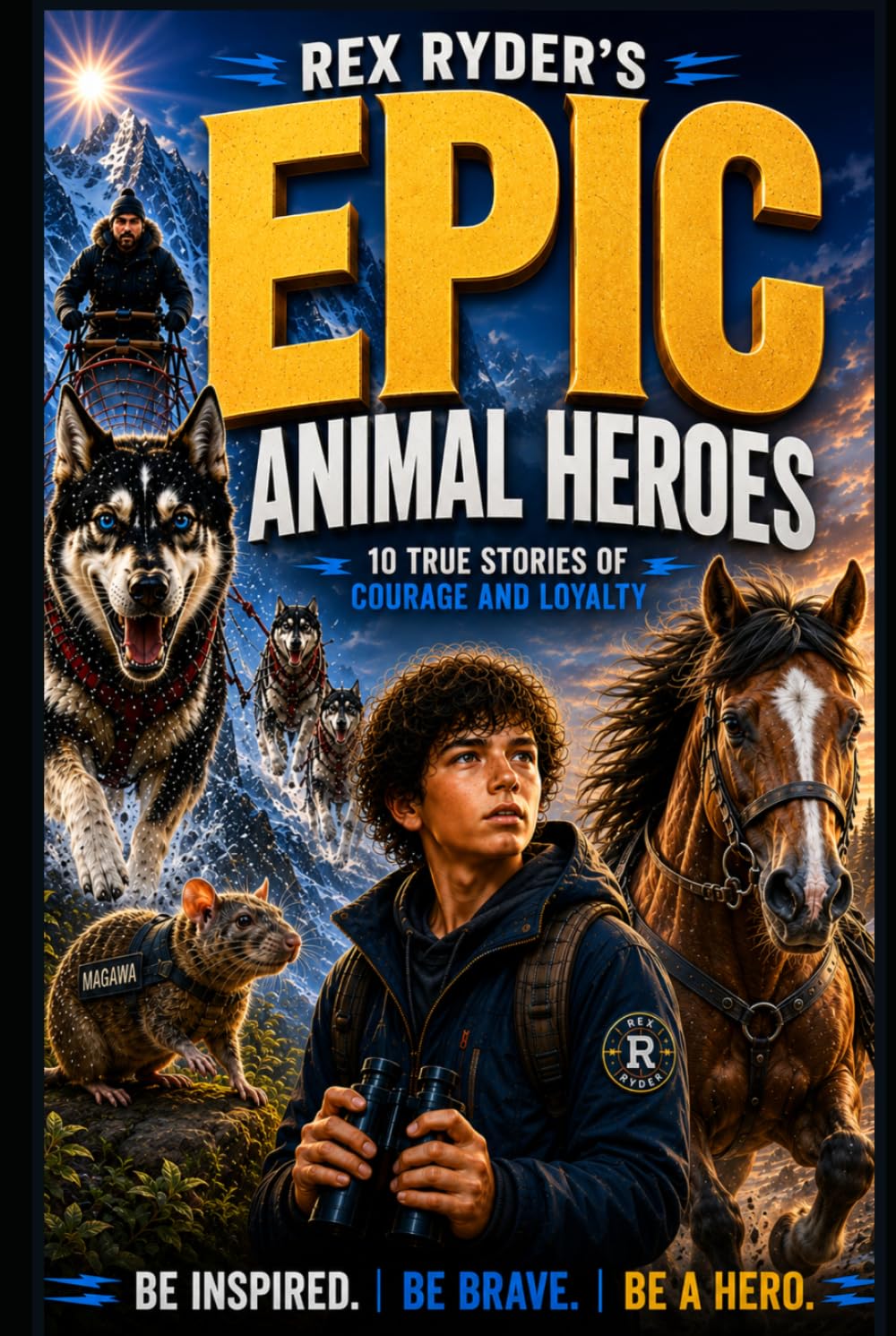 Rex Ryder's Epic Animal Heroes: 10 True Stories of Courage, Loyalty & Extraordinary Animals That Changed History (Rex Ryder’s Survival Files)