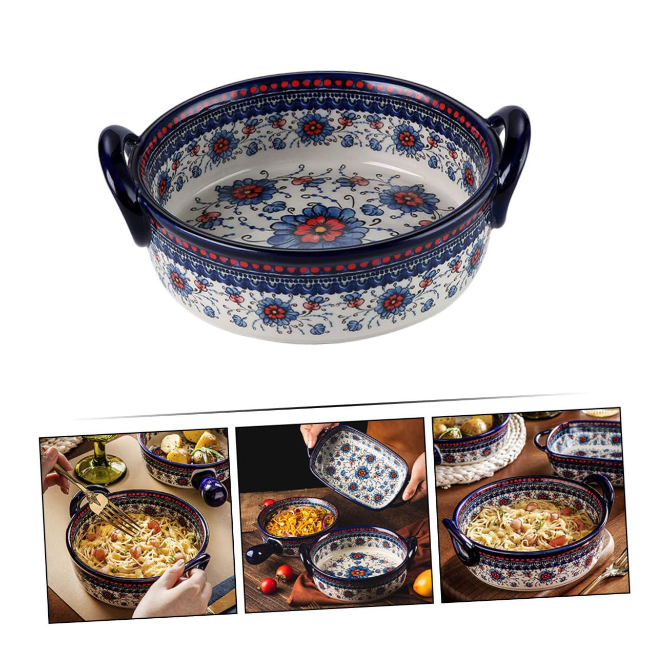 HEMOTON Four Micro- Assiette Colorée Bol De Ramequins Bol De Soupe à L'oignon Bols De Préparation Bols De Soupe à L'oignon De Bébé Bol à Collation Ustensiles De Cuisson Céramique