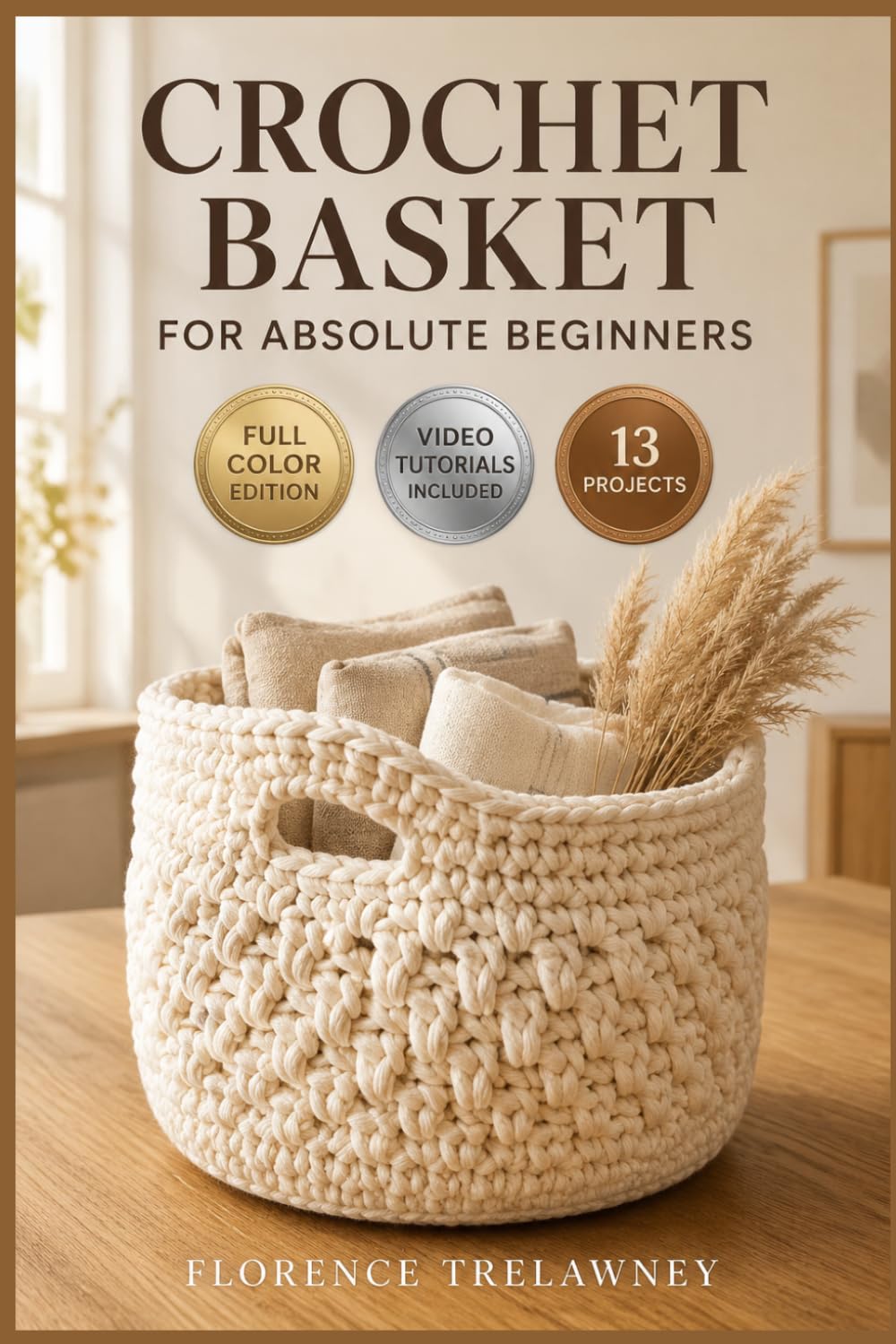 CROCHET BASKET FOR ABSOLUTE BEGINNERS: The Complete Illustrated Guide with Clear Instructions to Hook Your First Basket, Build Confident Crochet Skills, and Create Stunning Home … | Video Tutorials