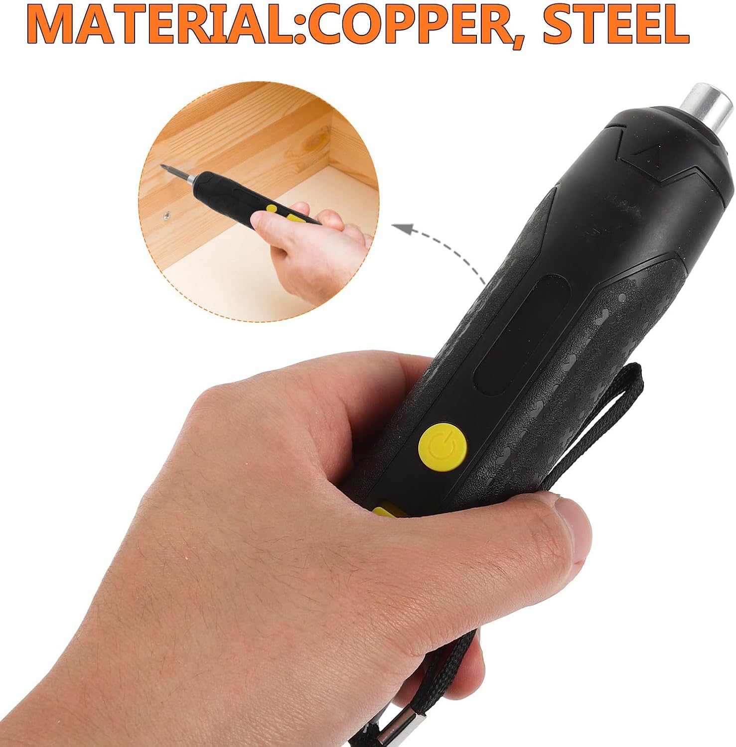 Uonlytech Electric Screwdriver Multi-function Repair Tool Kit with 3.6v Torque 1.5-3.54 Nm 300 R/min Type-c Charging for Phone and Camera Repair Easy to Carry Simple Design