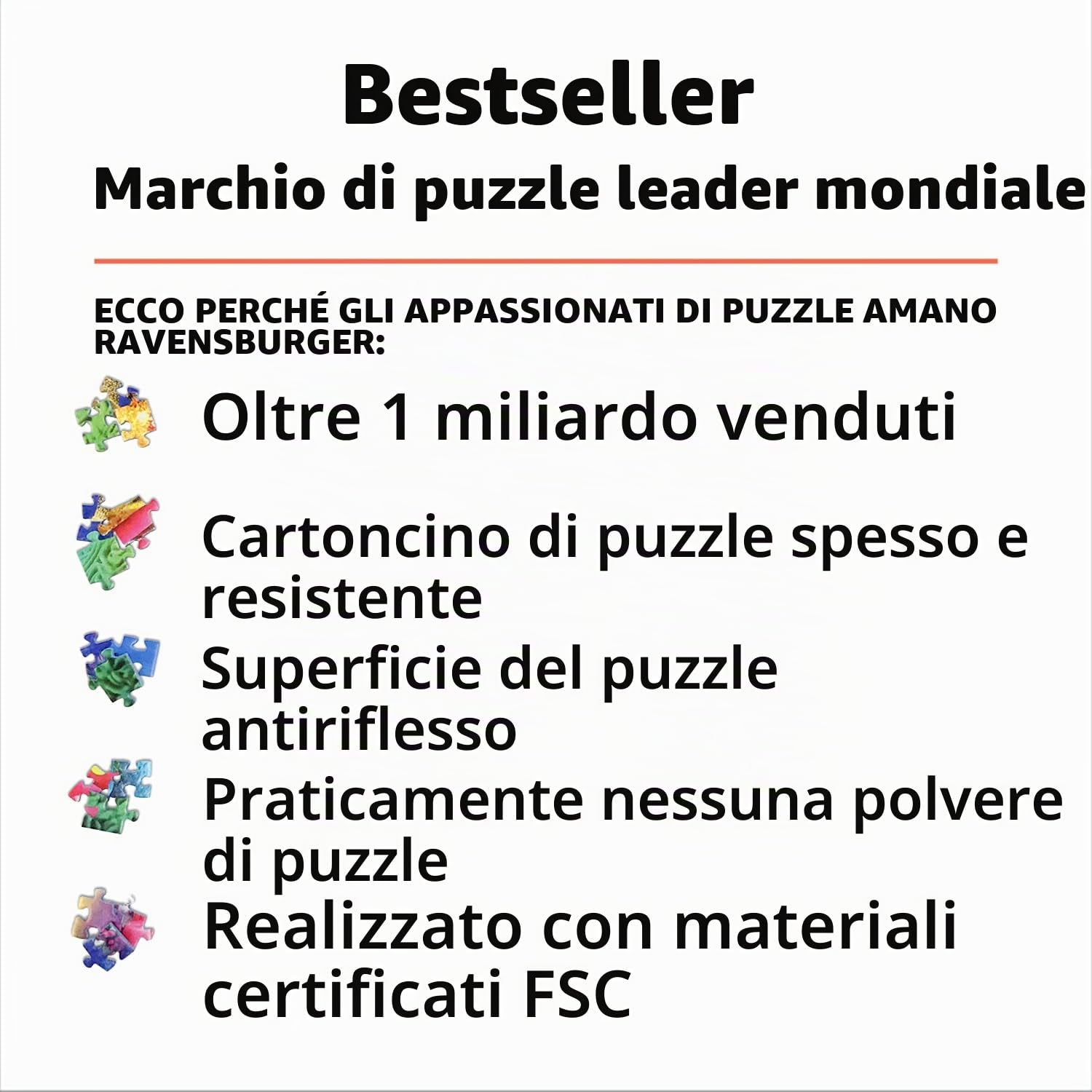 Ravensburger - Puzzle Castello di Neuschwanstein, Collezione Panorama, 2000 Pezzi, Puzzle per Adulti e Ragazzi, Idea Regalo per Lei o Lui, 132x61 cm