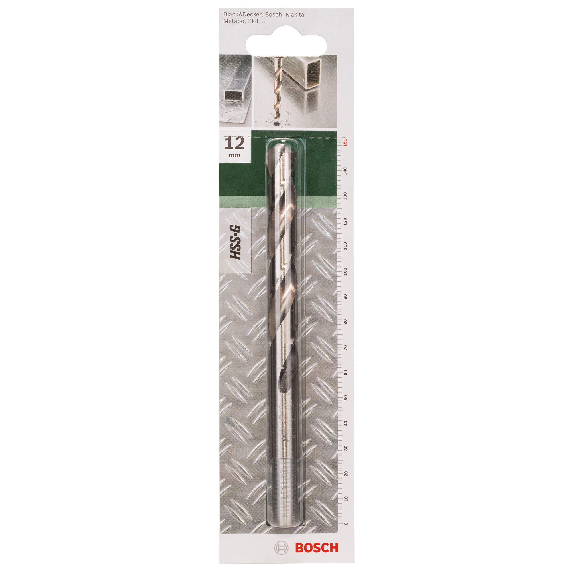 Bosch Wiertła do metalu HSS-G, DIN 338 D = 12,0 mm; L = 151 mm