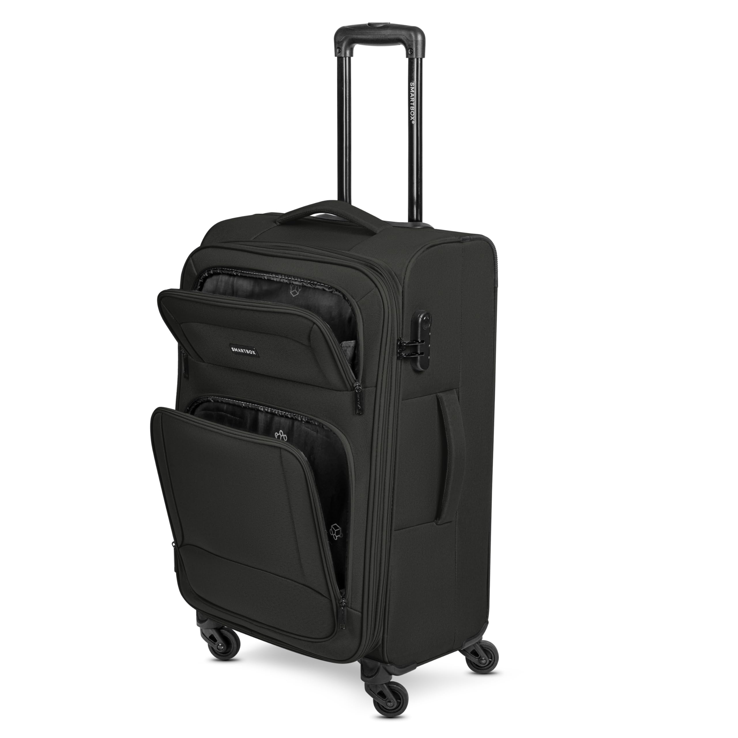 SMARTBOX Artículo básico Edición 04, Negro , Kofferset (3-teilig) erweiterbar