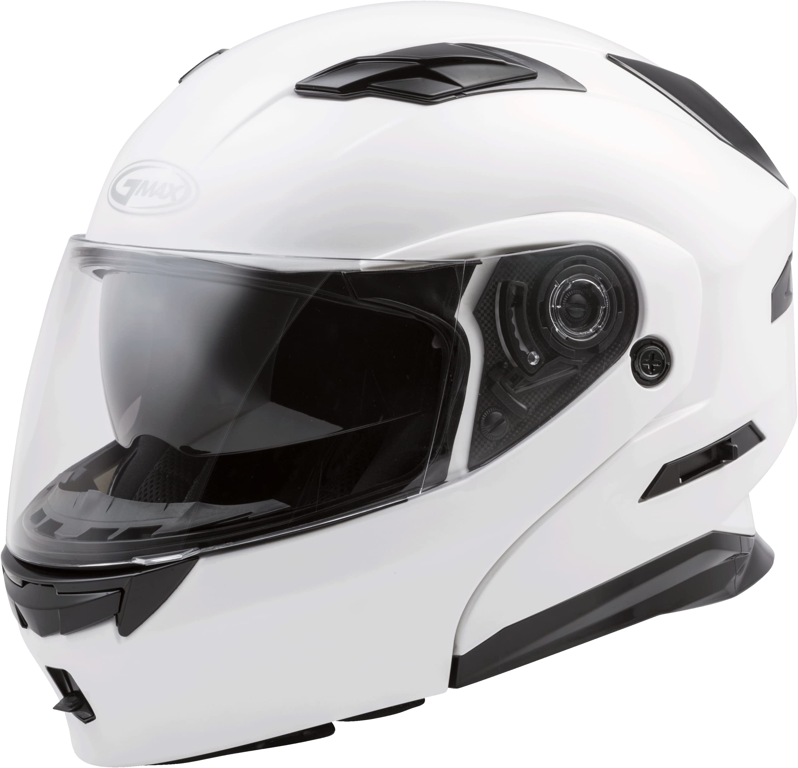 GMAX MD-01, DOT Approved Modular Helmet for Motorcycles, Scooters, Mopeds and More (Pearl White, Large) : Automotive