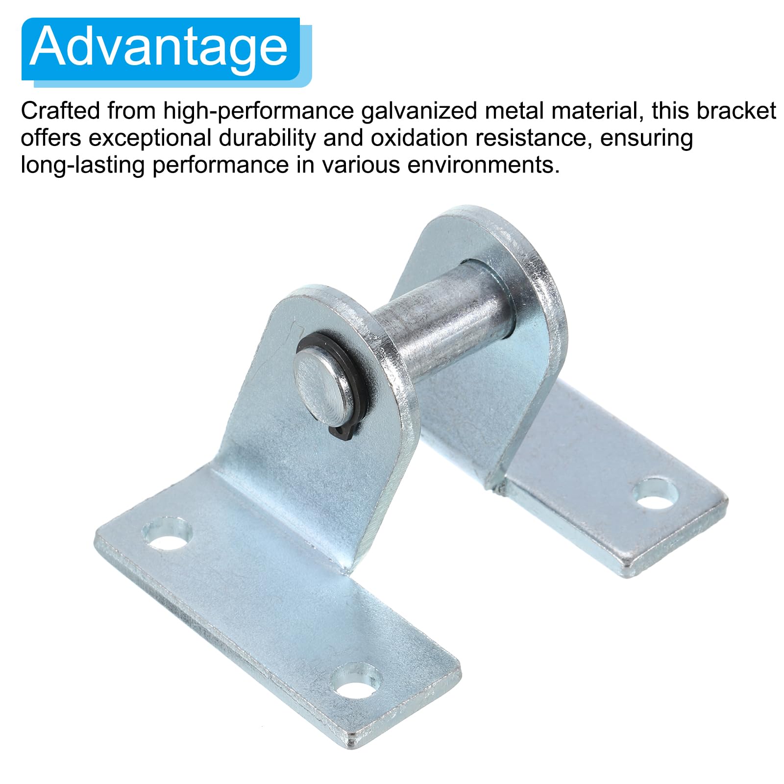 PATIKIL Zylinder Verbindung Stabschienen Montage Klammer 3 Pack MAL Pneumatische Teile Zylinder Einbau Stand für 40mm Zylinder Durchm.