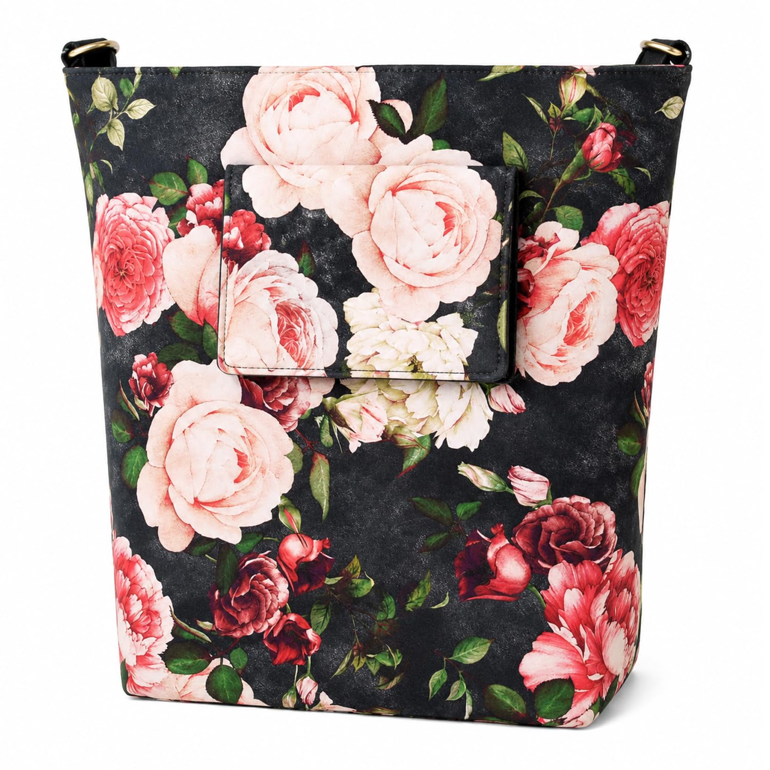 SHOPPER BAG Fahrradtasche Gepäckträgertasche Fahrrad Tasche Einkaufstasche Blumenmuster Blumen Muster