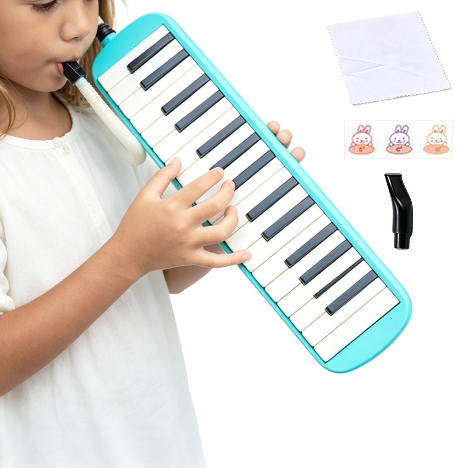 Melodica 32 Klawiszy 32-Klawiszowe Przenośne Perkusyjne Gadżety Klawiszowe | Instrumenty Muzyczne Dla Edukacji, Klasy, Domu, Podróży, Dorosłych,