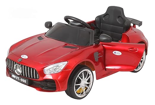 Talreja Enterprises Battery Operated Ride on Car with USB Panel, Swing Function, Headlight and Backlight with Remote Controller (RED)