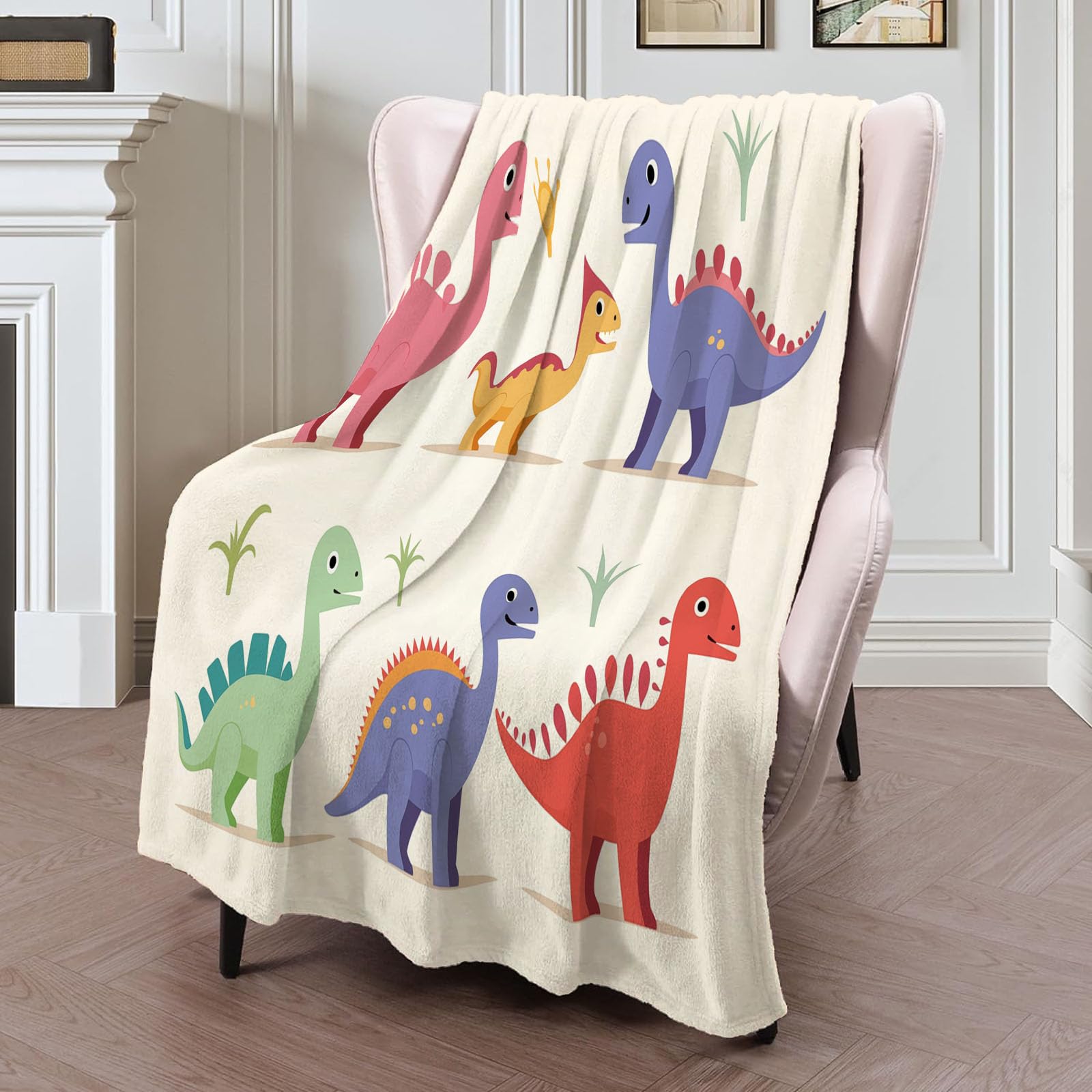 Plaid flanelle 3D animaux mignons pour éliminer les nuits froides au lit