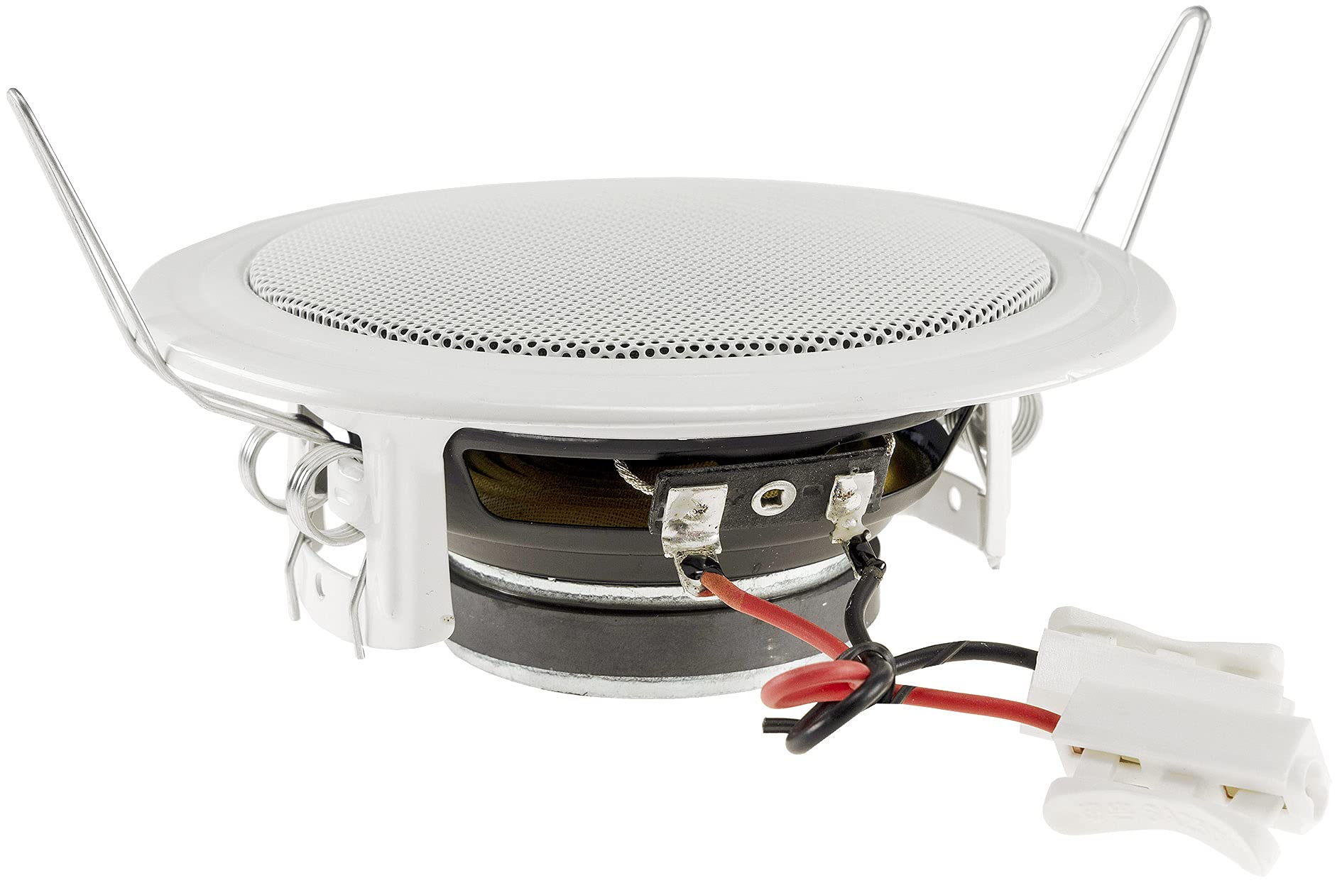 Haut-parleur de plafond 60W 135mm rond blanc haut-parleur intégré pour bureau cuisine salon home cinéma