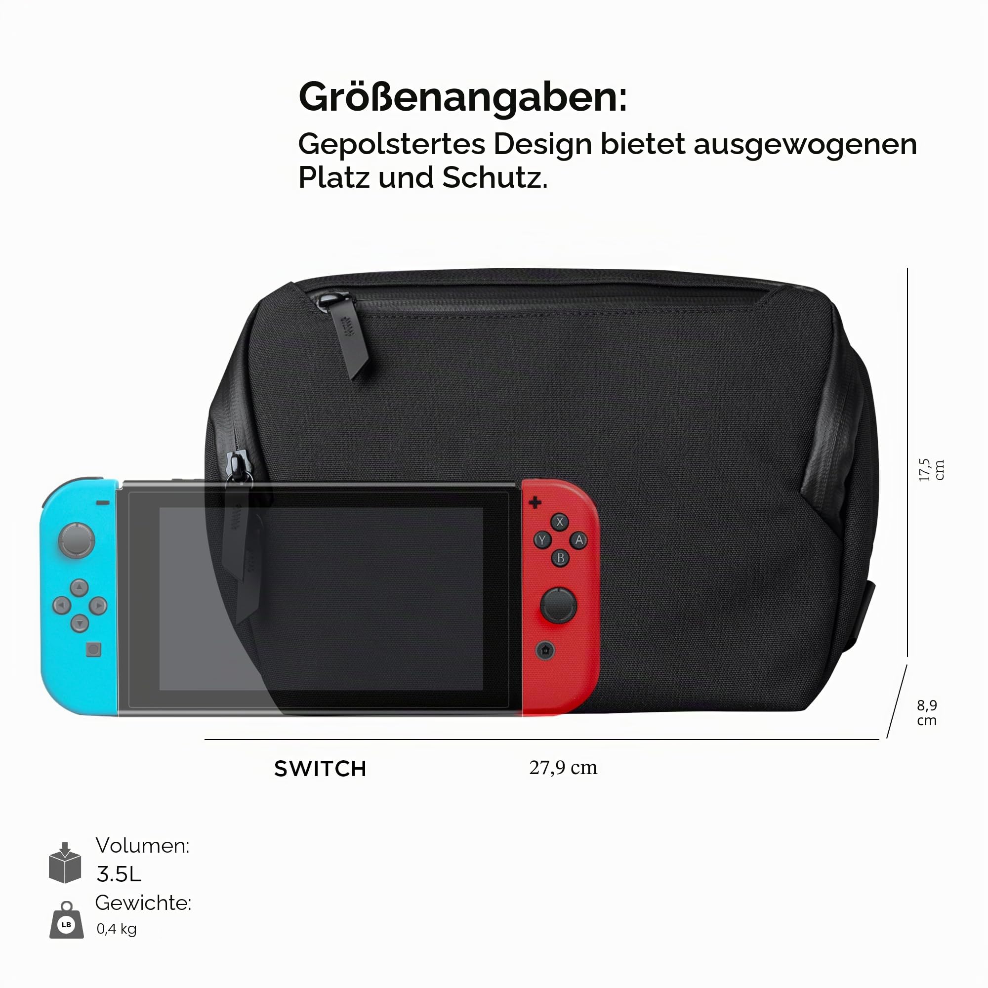 ALPAKA Vertex Pouch – Sling Bag Herren mit Magnetverschluss | Abnehmbarer Riemen, ergonomischer Griff, wetterfester Stoff, für Elektronik & Zubehör