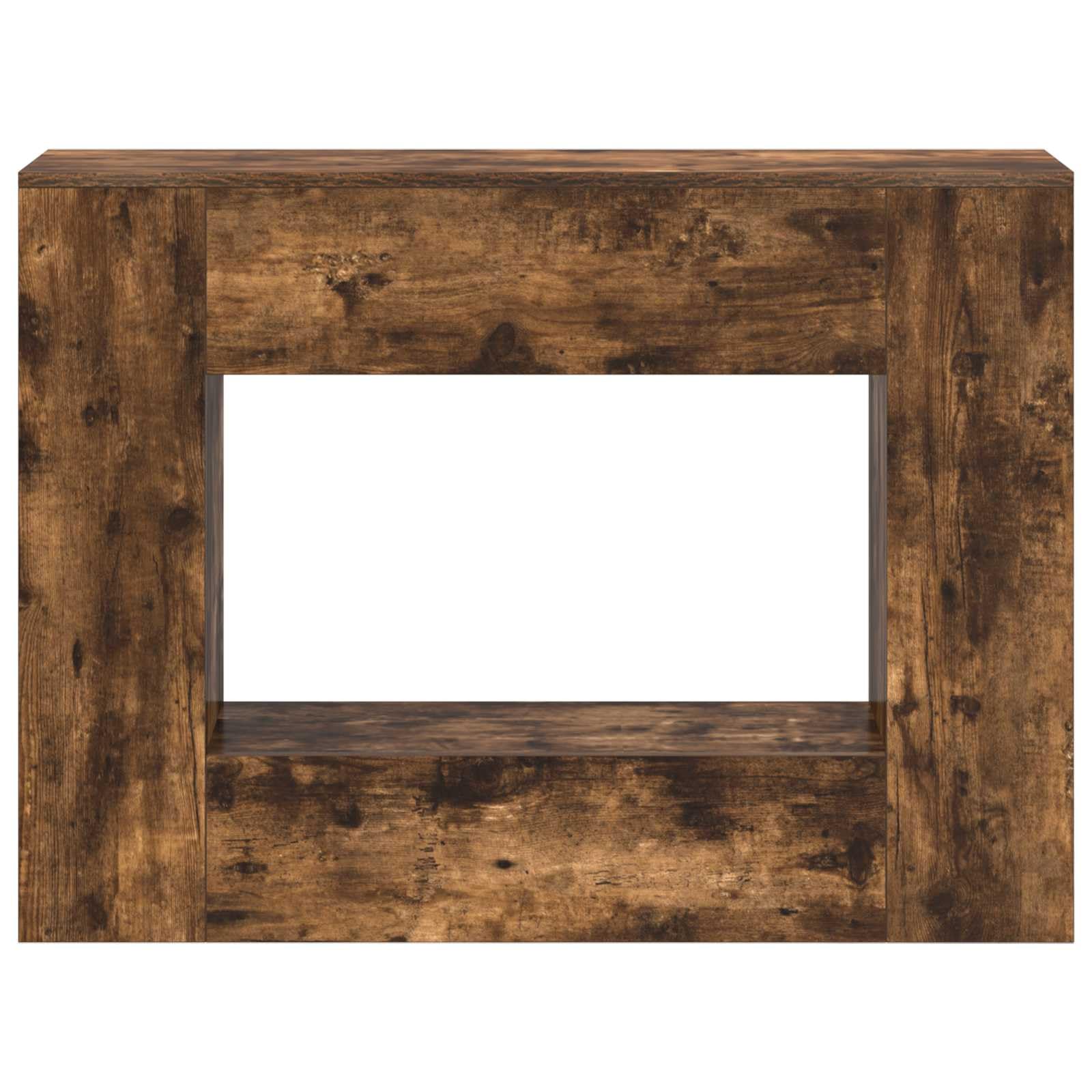 Tavolo consolle 101 x 29 x 74 cm, in legno con cassetto e ripiano, salvaspazio, per corridoio, soggiorno, camera da letto, moderno tavolo da parete e tavolino con spazio e organizer