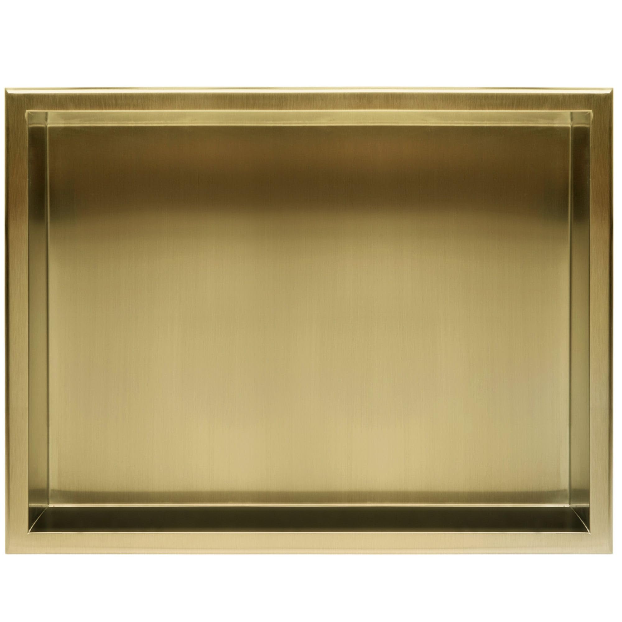 Rea, Półka Łazienkowa Wnękowa 8, Złoty Szczotkowany, 10 X 45 X 30 Cm
