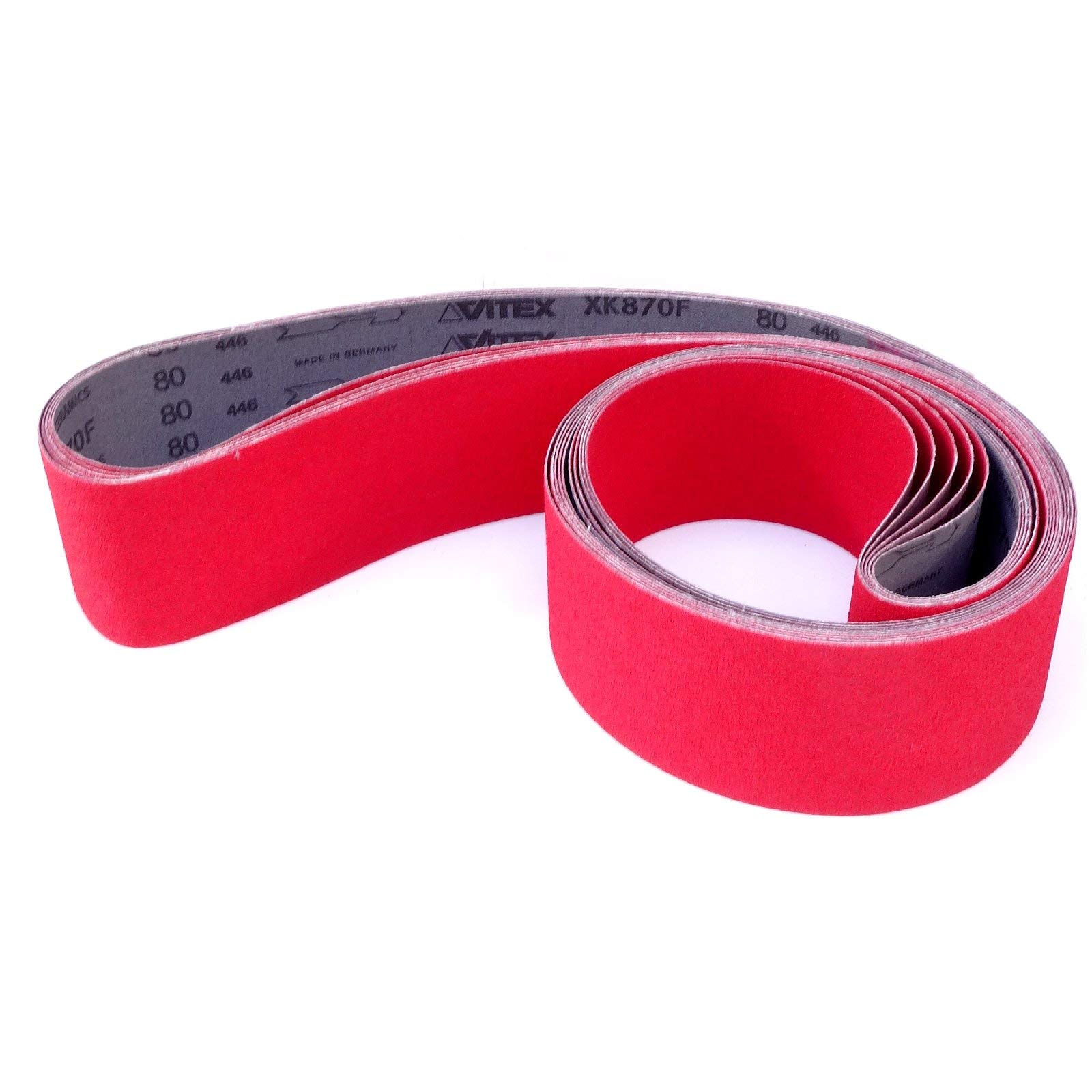 Schleifband XK870F Länge 760 mm Breite 40 mm Körnung 80 für Stahl