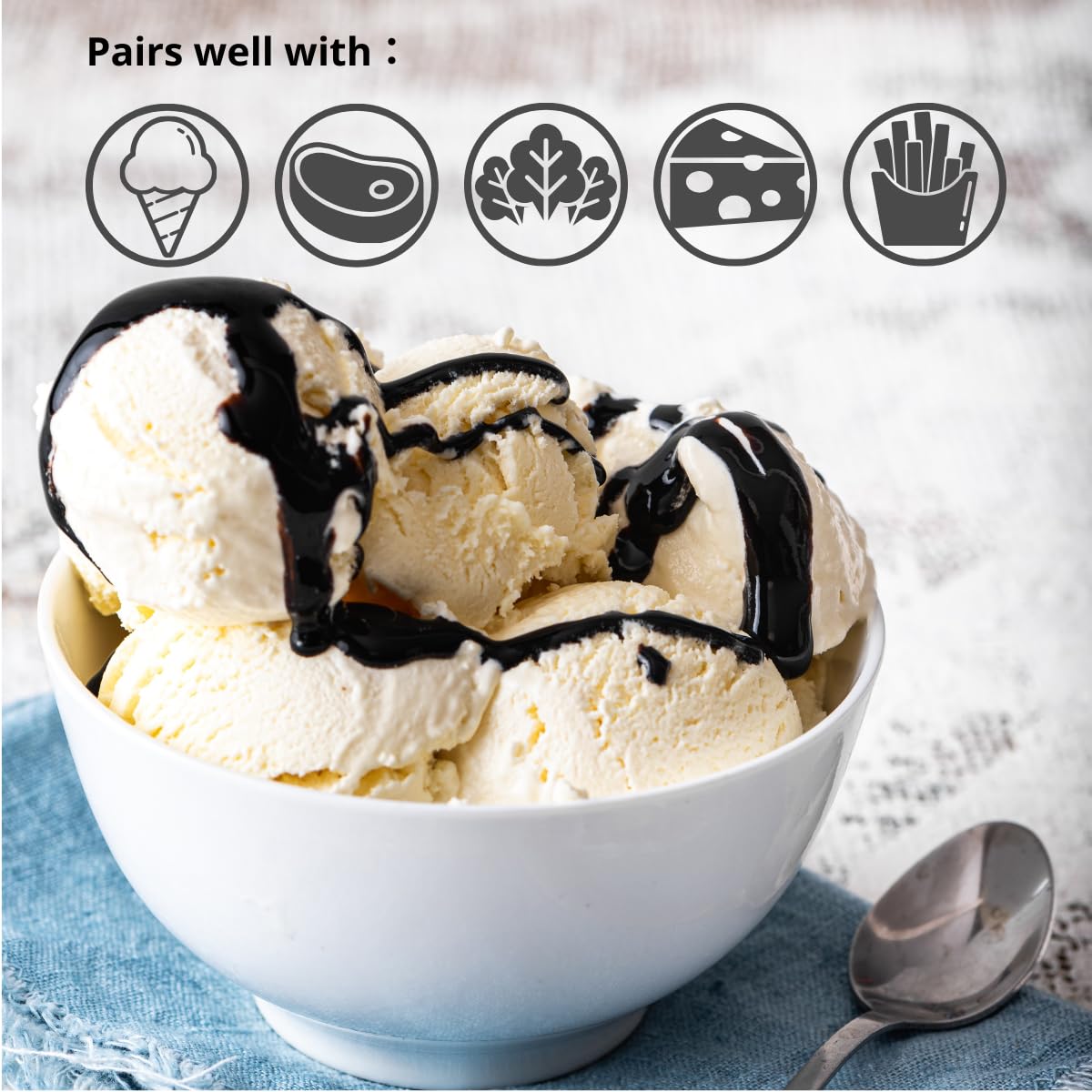 CARANDINI Glaze with Balsamic Vinegar of Modena –– Non-GMO, Vegan, Gluten-Free, Made Without Glucose Syrup or Fructose Syrup – Made in Italy, 8.45 Fl Oz - Pack of 2