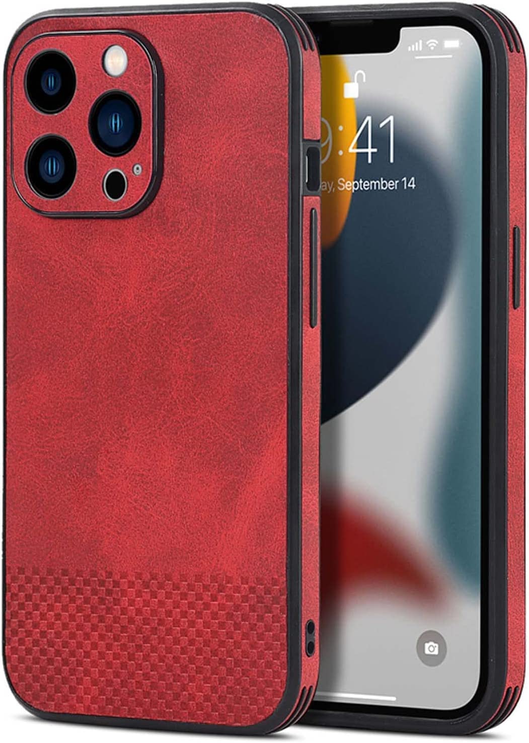 Coque silicone rouge iPhone 13 Pro Max idéale pour les actifs
