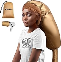 Vista 9 de Accesorio para secador de pelo: tapas ajustables para secadora de pelo extra grandes mejoradas, fáciles de usar para el cuidado del cabello con Negro