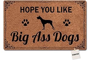 Adorable Hope You Like Big Ass Dogs Doormat