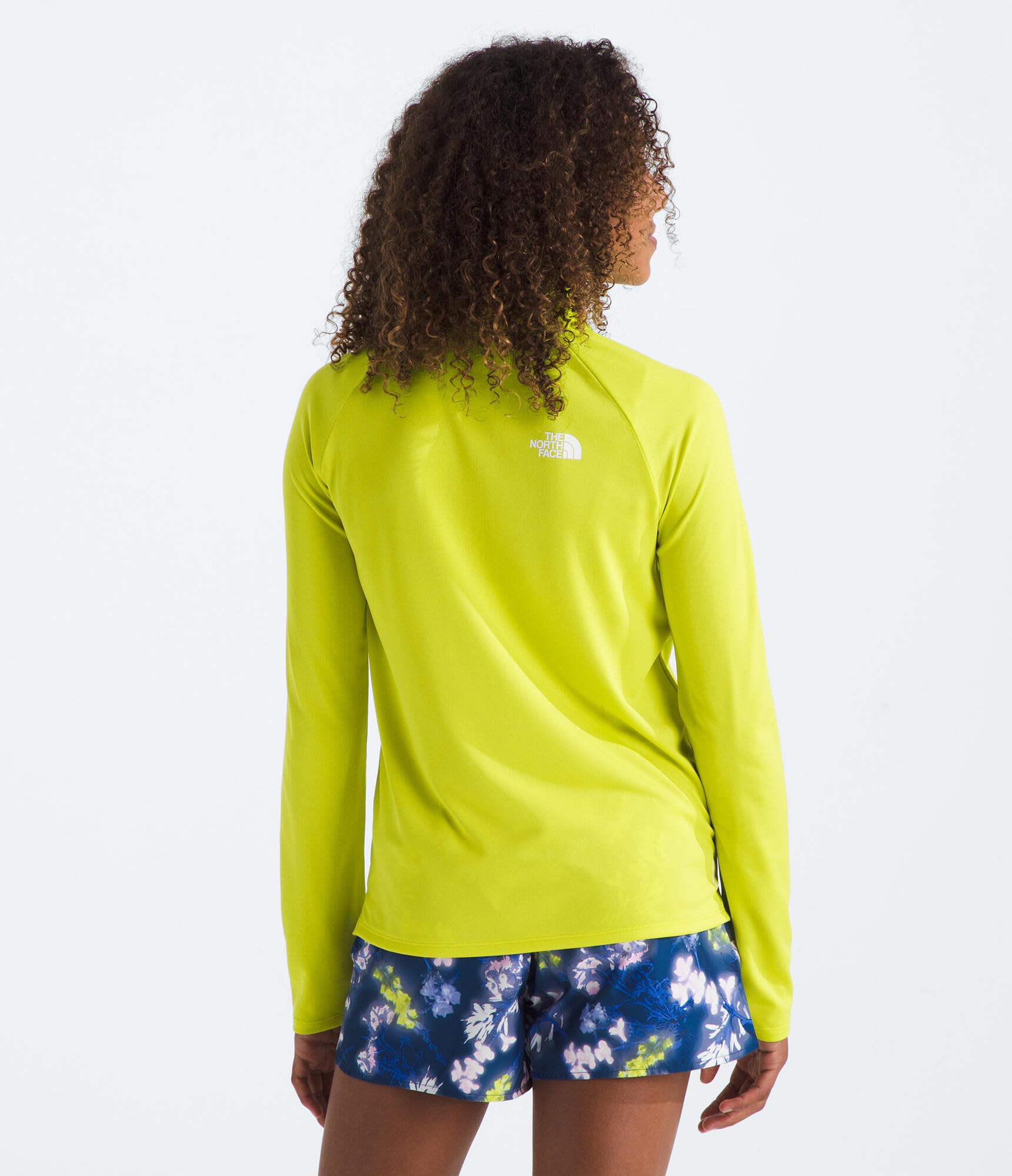 THE NORTH FACE NF0A870QJE3 Teen Never Stop 1/4 Zip T-Shirt Unisex Sulphur Spring Green Größe XXL
