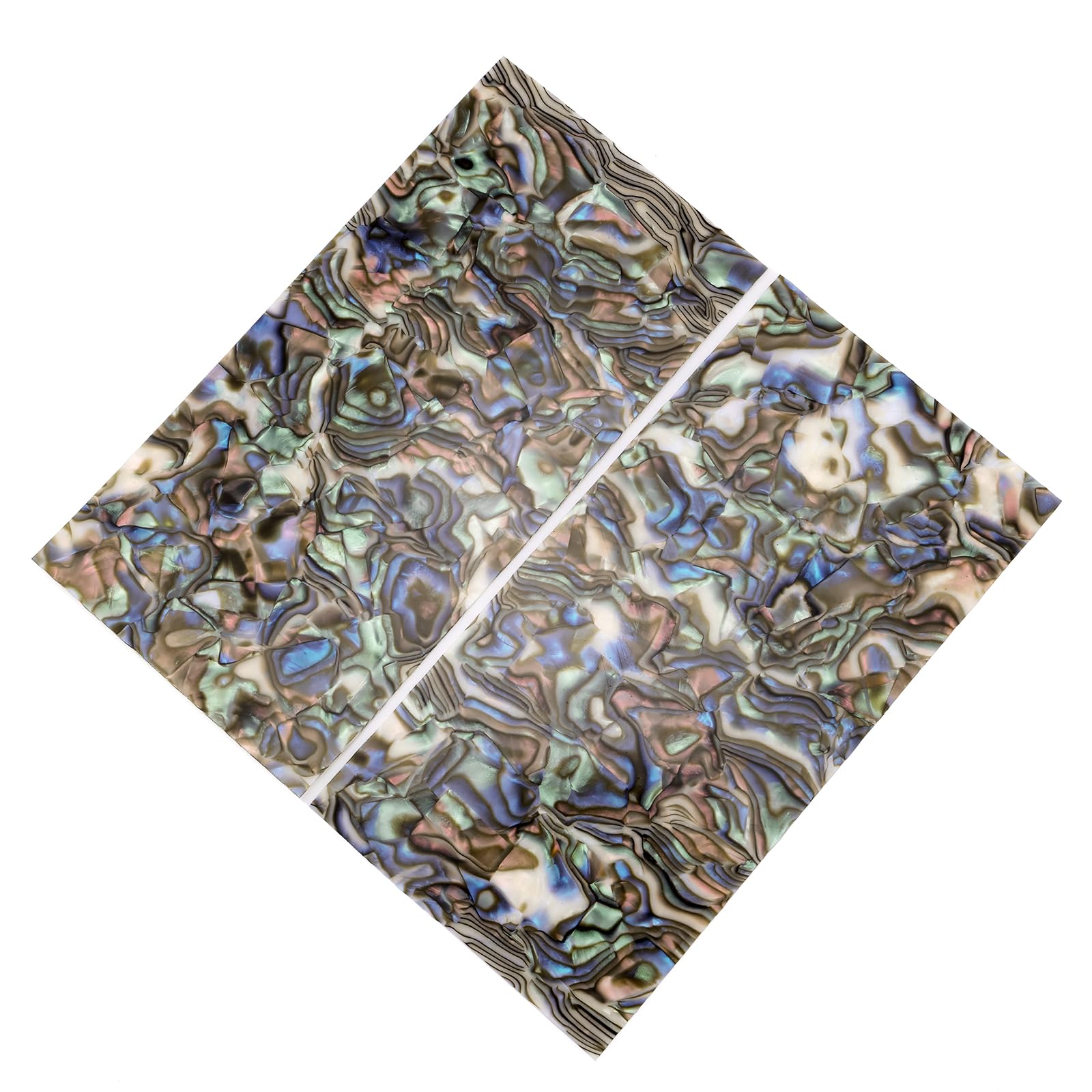 Colorful Celluloid Guitar Head Veneer Shell Sheet Luthier Supply Pack of 2