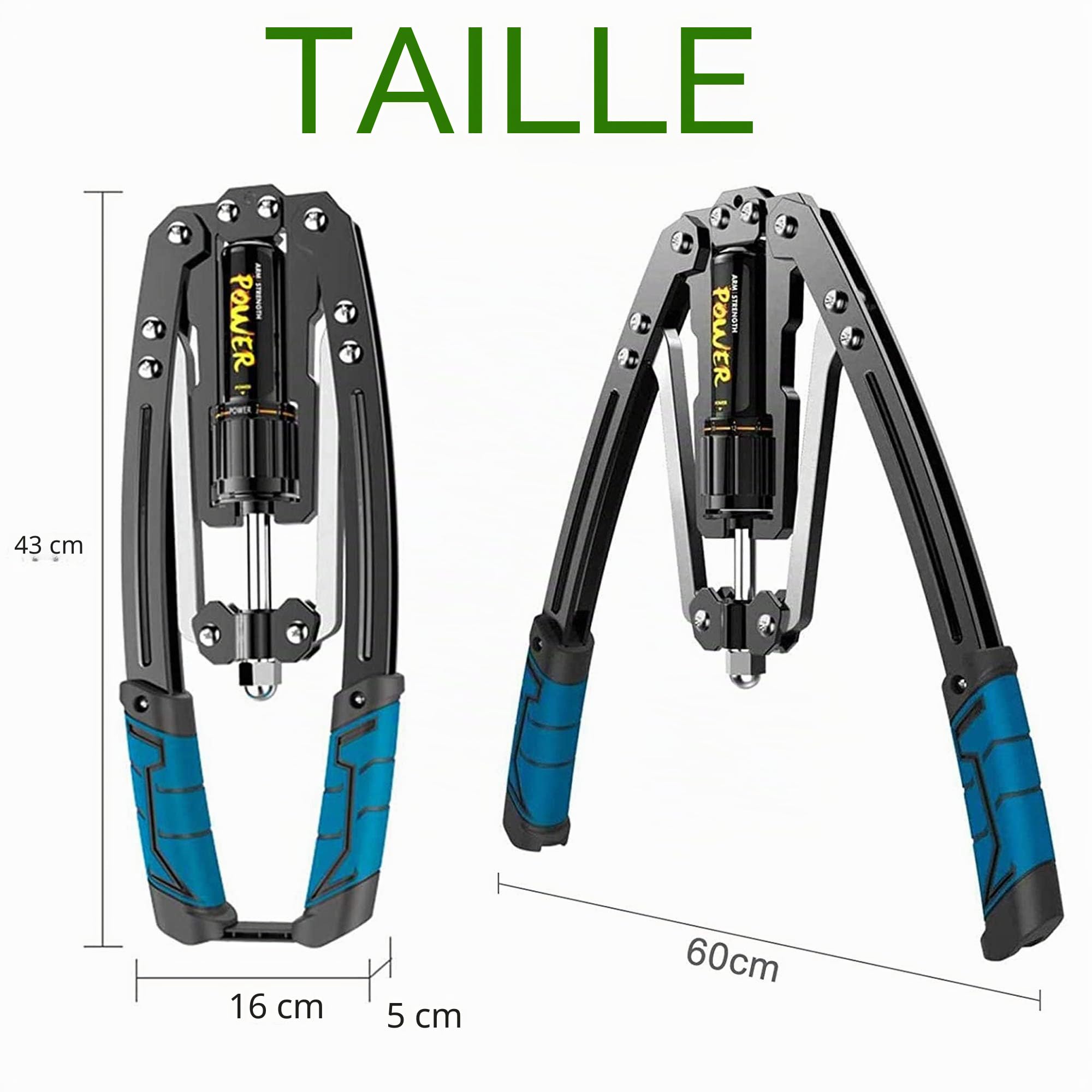 Appareil De Fitness à Bras De Torsion Réglable, Exerciseur à Puissance Hydraulique, Extenseur De Poitrine à Domicile, Biceps, Équipement De Musculation pour Musculation des épaules Et De La Poitrine