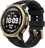 Amazfit T-Rex 3 Pro Montre Connectée Outdoor 44mm – Écran AMOLED Saphir, Flashlight, Lunette Titane, GPS, Cartes Hors Ligne, 17 Jours Autonomie, 180+ Modes Sport, Smartwatch pour Android iPhone - 1