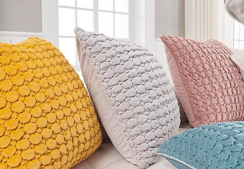 Vista 93 de Juego de 2 fundas de almohada bohemias de 18 x 18 pulgadas, fundas de almohada decorativas de estilo rural de terciopelo, fundas de cojín cuadradas