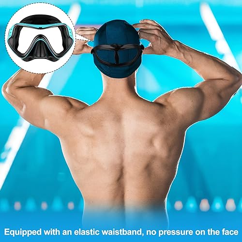 Miniatura 7 de 6 gafas de esnórquel para adultos, máscara de buceo, vista panorámica, gafas de buceo, equipo de entrenamiento de natación para jóvenes, adultos,