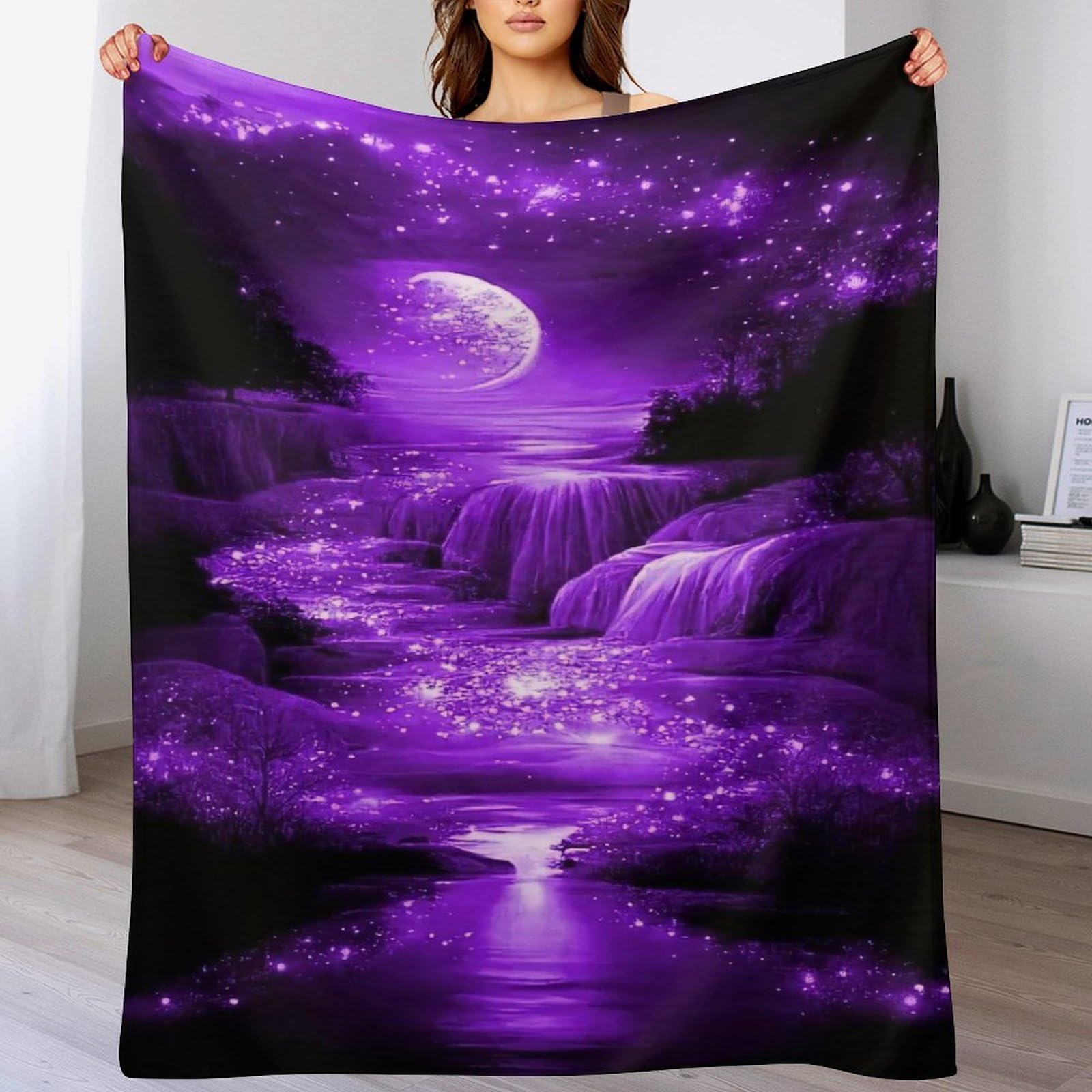 Couverture en flannel landscape douce pour calmer les soirées fraîches