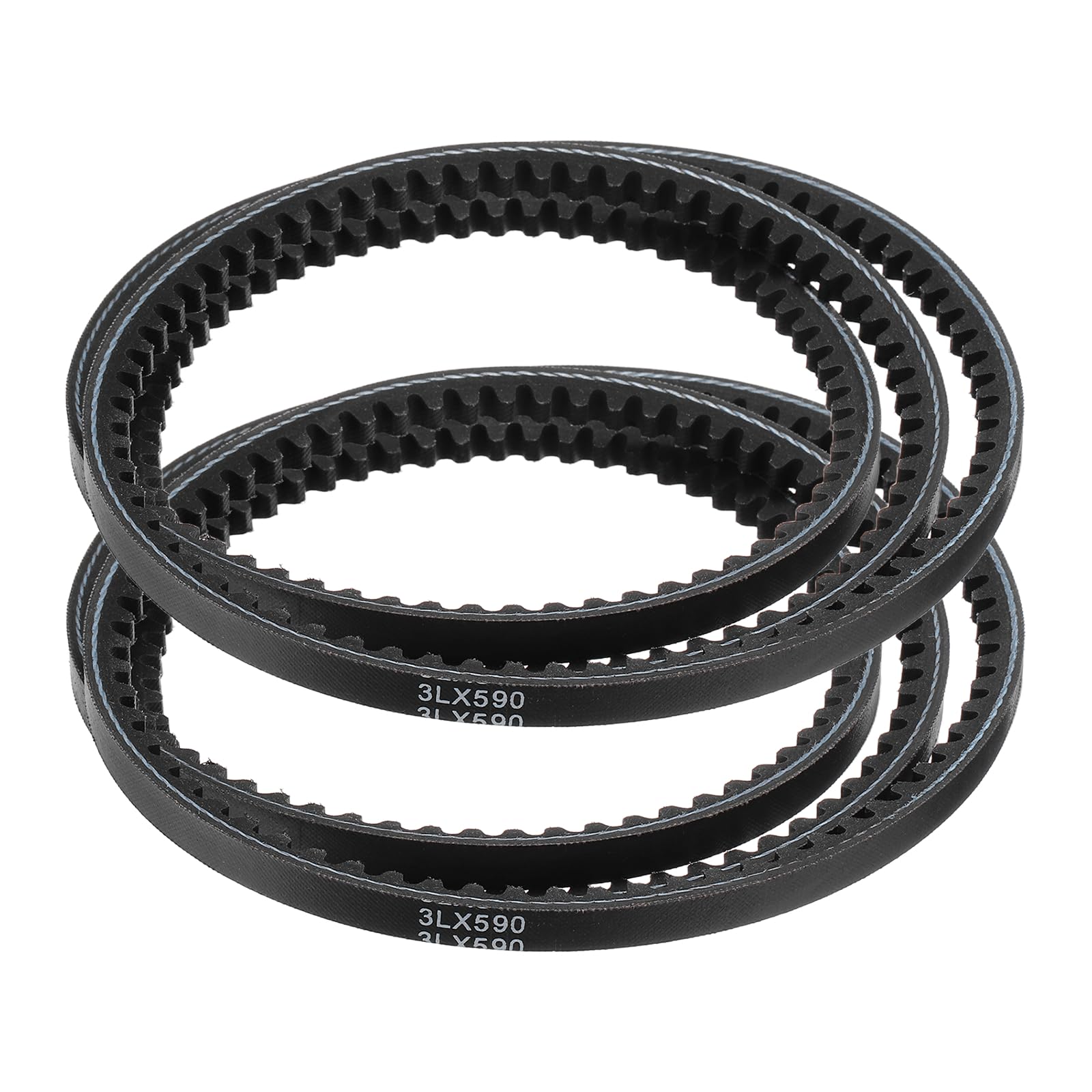 Photo 1 of uxcell 3L590 Rubber Cogged V-Belt