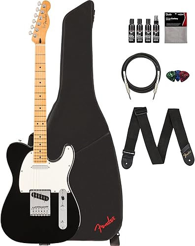Miniatura 33 de Fender Player II Telecaster - Paquete color caramelo claro con estuche, correa, cable, paquete de 3 púas y kit de limpieza para guitarra