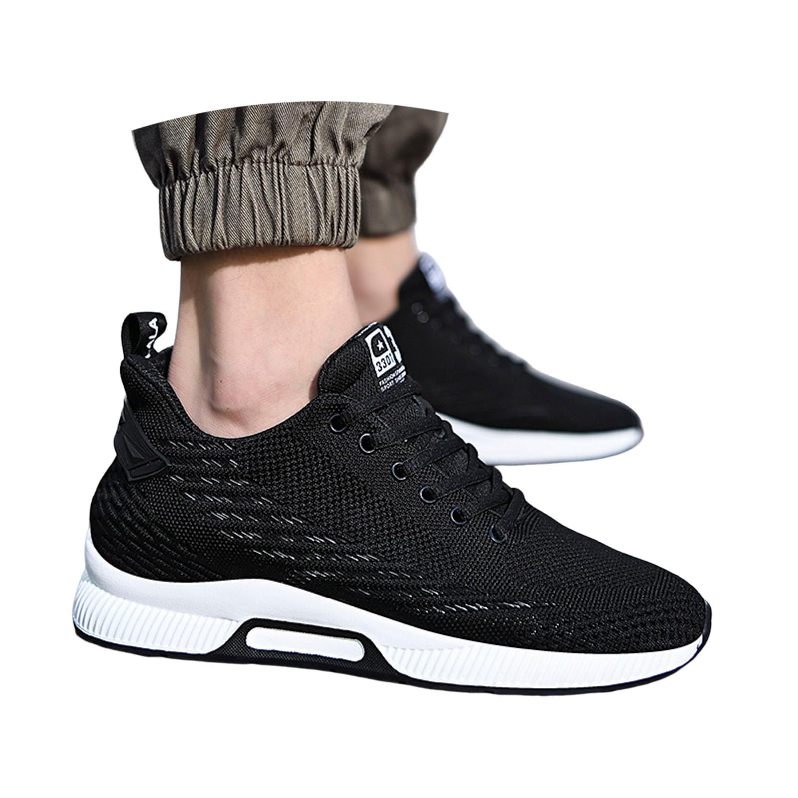 Scarpe da Ginnastica da Uomo Scarpe Padel Uomo Sneakers Jogging Calcetto Invernali Inverno Comode Camminata Corsa Ammortizzate Nere Correre 41 Running Pronazione Sport Autunno Ragazzo Alte Bianche