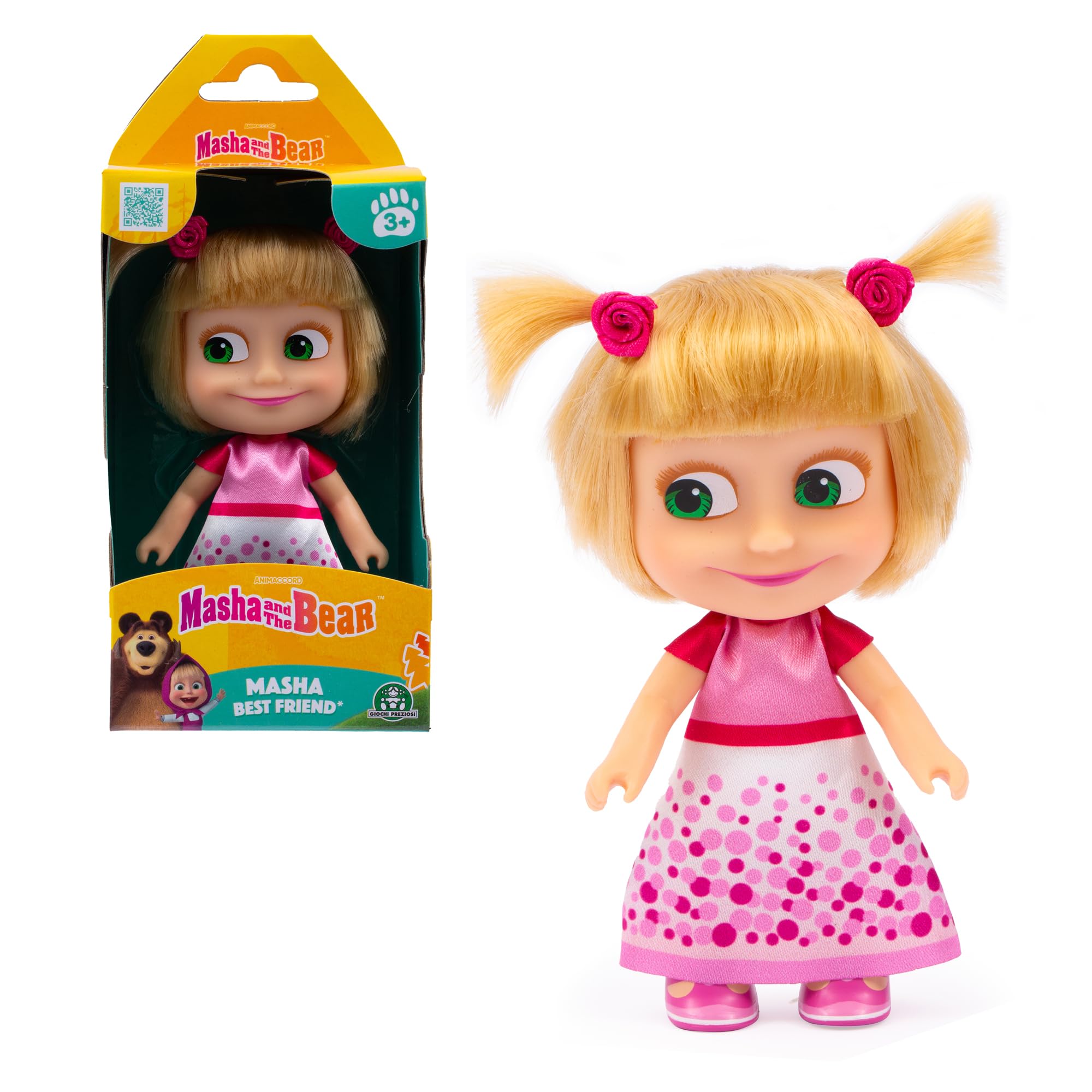 Masha & Michka Doll, 12 cm, Collectable, Random Models, Toys for