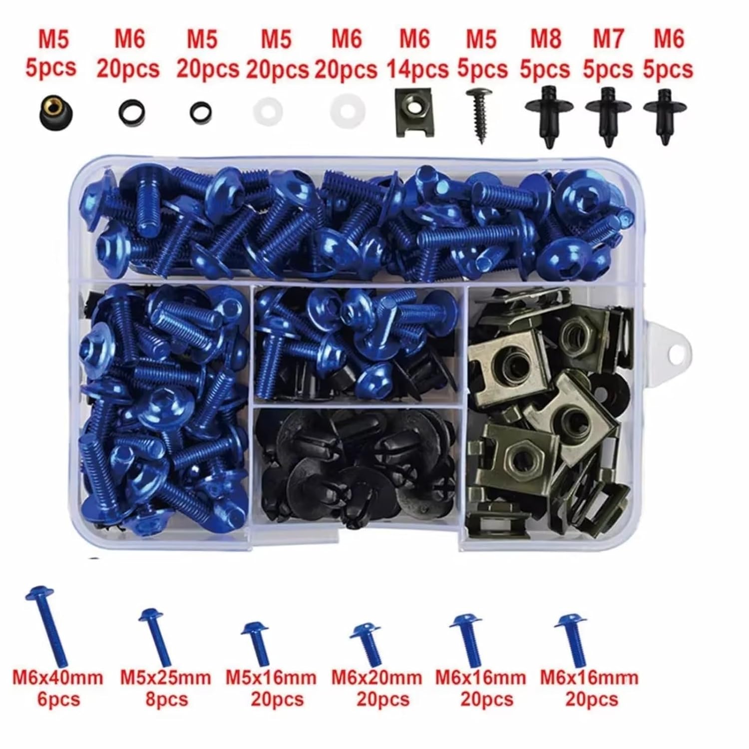 高品質 アルミ スクリーンボルト/ウェルナットx8個 GSR250 高品質