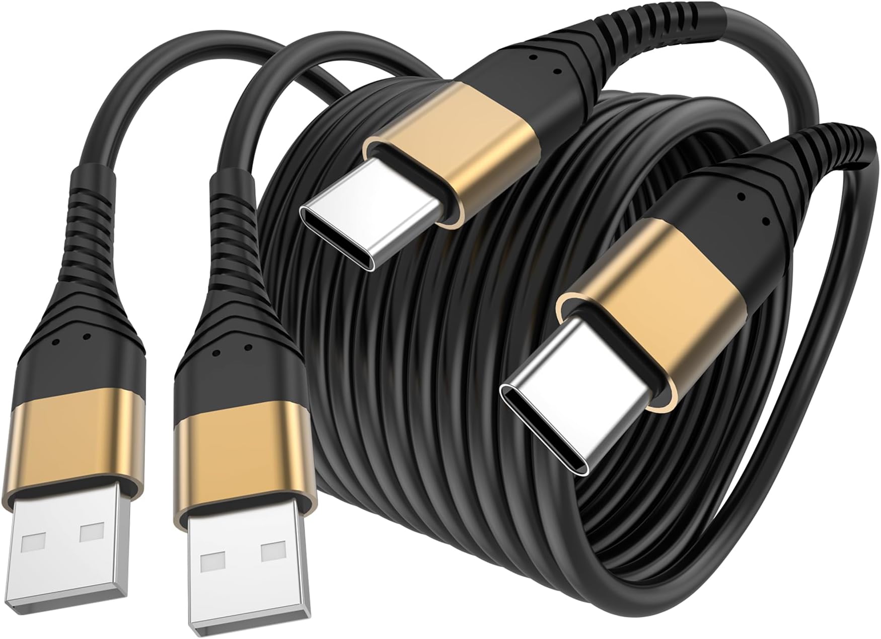 USB Type C Charger Cable Fast Charging 10ft,Extra Long 2Pack 10Foot USB A to USB-C Phone Charging Cord for Samsung Galaxy S20 S10 S10E S9 S8 Plus Note 10 9 8,Z Flip,LG V50 V40 V30 V20