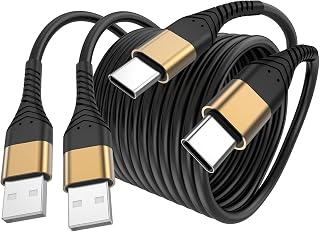 USB Type C Charger Cable Fast Charging 10ft,Extra Long 2Pack 10Foot USB A to USB-C Phone Charging Cord for Samsung Galaxy S20 S10 S10E S9 S8 Plus Note 10 9 8,Z Flip,LG V50 V40 V30 V20