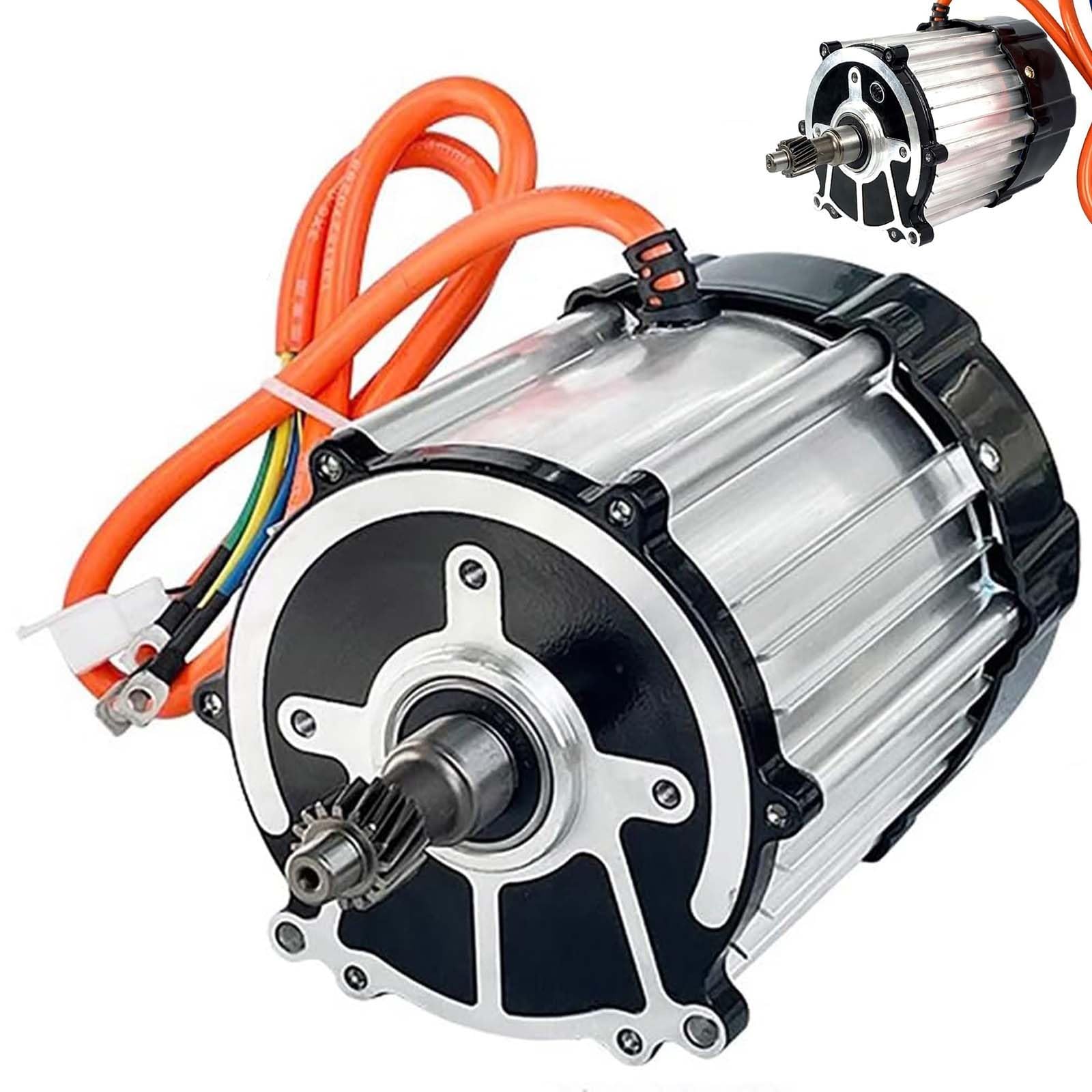 Silnik Różnicowy Trójkołowego Roweru Elektrycznego O Prędkości 3200obr./Min | Silnik Z Rdzeniem Z Czystej Miedzi 48 V / 60 V / 72 V, 5 Otworów, 16-Zębowe Koła Zębate, Do Rowerów Elektrycznych